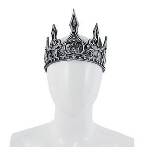 Corona de Rey Medieval al por Mayor, Tocado de Espuma de Látex para Actuaciones Escénicas, Halloween, Accesorios de Corona para Exteriores - Product Image 4