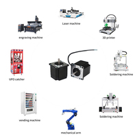 Kit de contrôleur CNC hybride avec moteur pas à pas Nema17 et freins de contrôleur pour imprimante 3D Hobby CNC