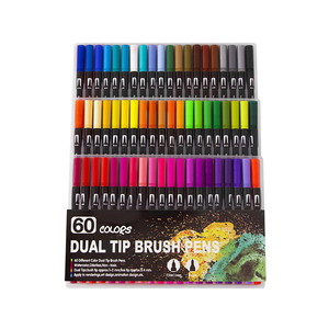 <span class=keywords><strong>Set</strong></span> di <span class=keywords><strong>pennarelli</strong></span> per pennelli ad acquerello a doppia punta per schizzi <span class=keywords><strong>professionali</strong></span> - Product Image 5