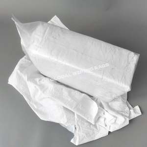 Chiffons industriels en coton recyclé blanc pour atelier et usage maritime, 50 lb, 100 % coton blanc pour peintres - Product Image 1