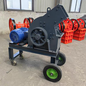 Mesin Penghancur Limbah Konstruksi Penghancur Batu Kuarsa Kerikil Batu Pecah Mobile+hammer+crusher - Product Image 1