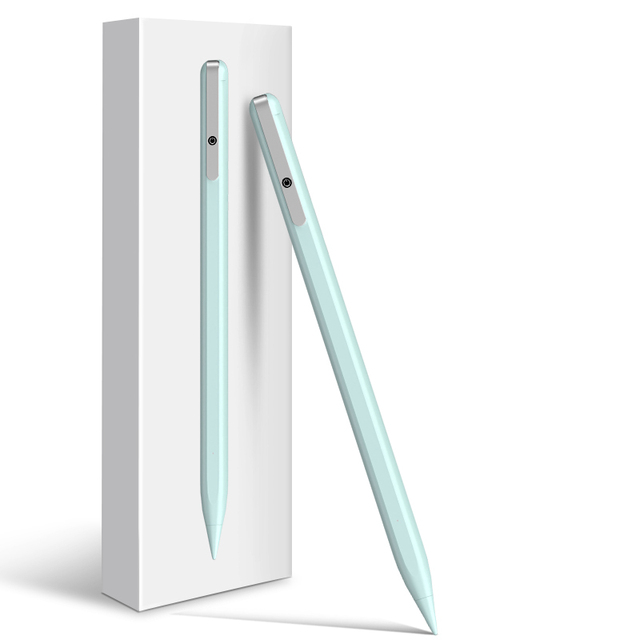 China Factory Blue Color Magnetic Pencil with Palm Rejection Custom Logo Stylus for iPad 2018-2025 Capacitive Screen Tablet