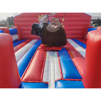 Jeux de plein air pour adultes, taureau mécanique gonflable électrique, taureau mécanique gonflable pour l'équitation, taureau mécanique gonflable pour le rodéo