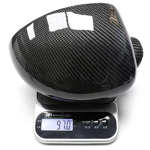 ฝาครอบกระจกมองหลังคาร์บอนไฟเบอร์สำหรับ BMW E46 M3, ฝาครอบกระจกมองหลังแบบสะท้อนแสงคาร์บอนไฟเบอร์สำหรับ M3 - Product Image 1