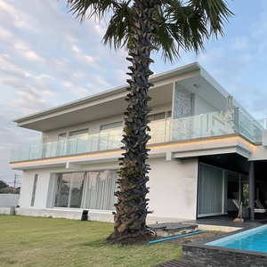 Hdsafe Frameless U kênh cơ sở Tempered Glass lan can lan can kính lan can cho bên ngoài ban công hàng rào kẹp cầu thang lan can - Product Image 6