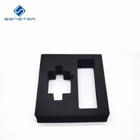 Insert d'éponge en mousse EVA noire de haute qualité Matériau de protection et de rembourrage personnalisé pour emballage de boîte-cadeau