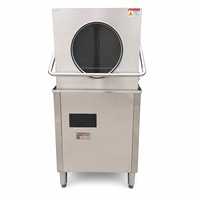 Lave-vaisselle commercial pour restaurant, lave-vaisselle automatique à faible bruit avec système à double pompe