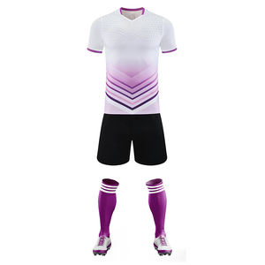 Conjunto de Uniformes de Fútbol Personalizados al por Mayor, Nuevo Diseño, Camiseta de Fútbol para Hombre, Conjunto de Camisetas de Fútbol de Poliéster de Secado Rápido y Económico - Product Image 3