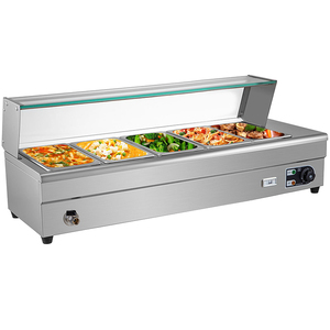 Calentador de Alimentos Comercial 110V, Exhibidor Caliente a Baño María, Baño María Eléctrico para Chocolate para Snack <span class=keywords><strong>Bar</strong></span> - Product Image 1