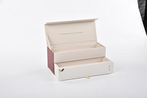 Fabricant de gros de luxe personnalisé imprimé 2mm gris mat PP stratification boîtes cadeaux portables avec fonction UV Spot boîtes de papier - Product Image 6