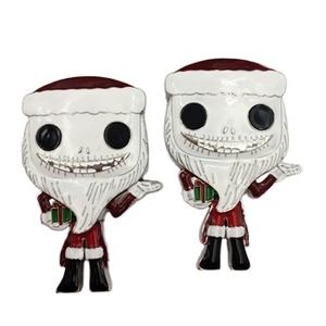 Werbe-Weihnachts-Wunschmünze eines chinesischen Herstellers, 3D-Messingmünze, beidseitig geprägt mit Weihnachtsmann, versilberte Challenge-Münze - Product Image 2