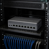 Mini PC Industrial Q30900GE Intel I3 I5 I7 con 8 Puertos LAN 2.5G, Plataforma de Computación en Red Empresarial, Sistema Multi-NIC Edge