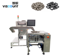 Compteur automatique de pièces en plastique VisCount VBP224 CE à faible chute pour vis, écrous, rondelles et petites quincailleries – Machine de comptage par vision
