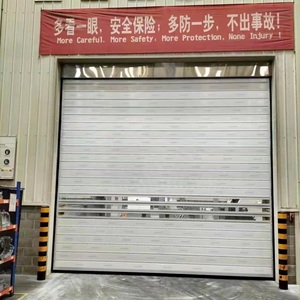 Nuevo Lanzamiento de puerta de garaje con rodillo aislado de alta velocidad, venta al por mayor industrial, puerta rápida de aleación de aluminio para estación de monitoreo de seguridad - Product Image 3