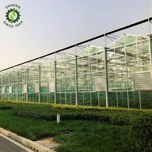 Atacado Qualidade Fina Curvo Painéis De Vidro De Estufa De Vidro Agrícola De Alta Qualidade Estufa - Product Image 5