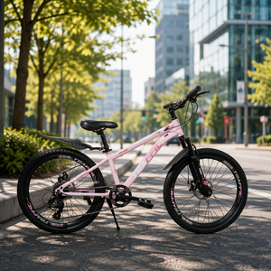Bicicleta Infantil de 20/24 Pulgadas con Cuadro de Acero de Alto Carbono, 8 Velocidades, para Niños y Niñas, Ciclismo al Aire Libre RW RW RW RW RW RW RW - Product Image 1