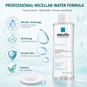 <span class=keywords><strong>Eau</strong></span> <span class=keywords><strong>Micellaire</strong></span> Nettoyante Naturelle aux Herbes Tout-en-1 Démaquillant et Nettoyant Visage à Base d'<span class=keywords><strong>Eau</strong></span> pour Peaux Grasses et Sensibles - Product Image 2