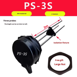 <b>PS</b>-3S Electrode Level Gauge <b>PS</b>-5S Level Switch Water Level Control Switch Junction Box 304 Electrode Made in Mainland China <b>PS</b>-<b>3</b> - Product Image 1
