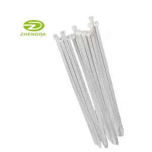 ZD Nylon Cable Ties Zip Ties Self Locking Multifunctional Plastic Cable Ties 3 MM Width White Black