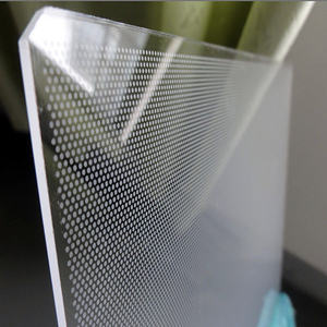 Panneau optique de guidage de lumière, plaque acrylique transparente LGP à points laser pour éclairage de hall d'hôtel, lustre Rina Tech - Product Image 1