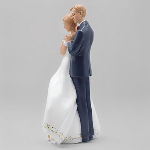 Statue <span class=keywords><strong>di</strong></span> Coppia in Resina, Amore Danzante, Regalo Astratto, Statue <span class=keywords><strong>di</strong></span> Coppia Romantica Tradizionale Coreana in Ceramica - Product Image 6