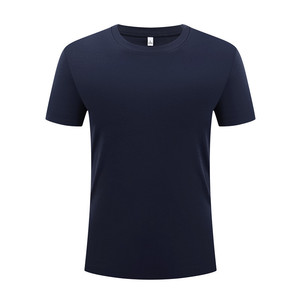 Custom T-Shirt Round Neck Short Sleeve Solid Color Cotton Leisure Wear Promotional Shirt - Product Image 1