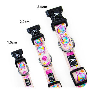 Fábrica Kingspeed venta al por mayor verano colorido lujo cachorro <span class=keywords><strong>Collar</strong></span> tres tamaños ajustable mascota perro <span class=keywords><strong>Collar</strong></span> impreso perro collares - Product Image 6