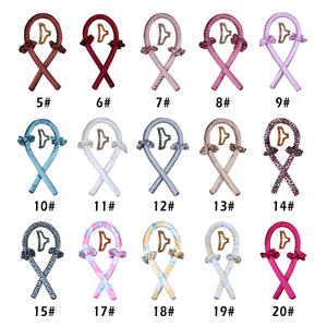 Rizador <span class=keywords><strong>de</strong></span> Pelo <span class=keywords><strong>de</strong></span> <span class=keywords><strong>Goma</strong></span> sin Calor, Esponja <span class=keywords><strong>de</strong></span> <span class=keywords><strong>Espuma</strong></span> para el Cuidado del Cabello, Rizador <span class=keywords><strong>de</strong></span> Ondas Grandes para Dormir - Product Image 5