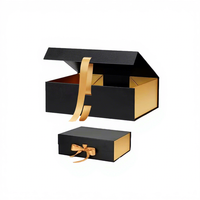 Boîte cadeau personnalisée pliable avec fermeture magnétique, finition mate, sérigraphie, emballage de luxe moderne de qualité supérieure pour cosmétiques et vêtements, logo personnalisé
