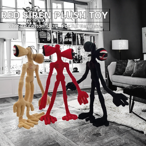 Hot-Bán 55Cm Màu Đỏ Siren-Theo Kiểu Búp Bê Sang Trọng Phim Hoạt Hình Sirrenhead Đồ Chơi Sang Trọng Trẻ Em Vui Siren Đầu Đồ Chơi Nhồi Bông Cho Trẻ Em Của Quà Tặng - Product Image 2