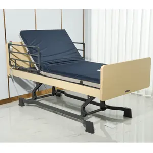 उच्च कम अस्पताल के बिस्तर के साथ समायोज्य गति बिस्तर आधार के साथ चिकित्सा casters ब्रेक