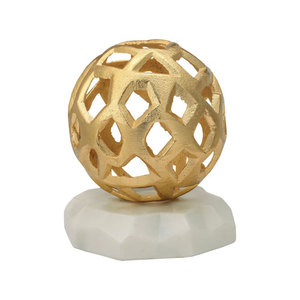 ฐานหินอ่อนโลหะอลูมิเนียมทรงกลมรูปปั้นขัดเงาขัดเงาขัดเงาขัดเงาสไตล์แฟนซีแฮนด์เมดสุดหรูขายดี - Product Image 3