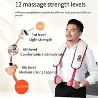Masseur électrique pour les épaules et le cou avec chaleur - Châle de massage vibrant intelligent pour soulager la douleur et détendre les muscles