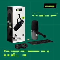 Untuk Mikrofon Dinamis Berkabel Kardioid MV7i untuk Komputer, Ponsel, Siaran Langsung, Voice-Over, Rekaman Musik USB
