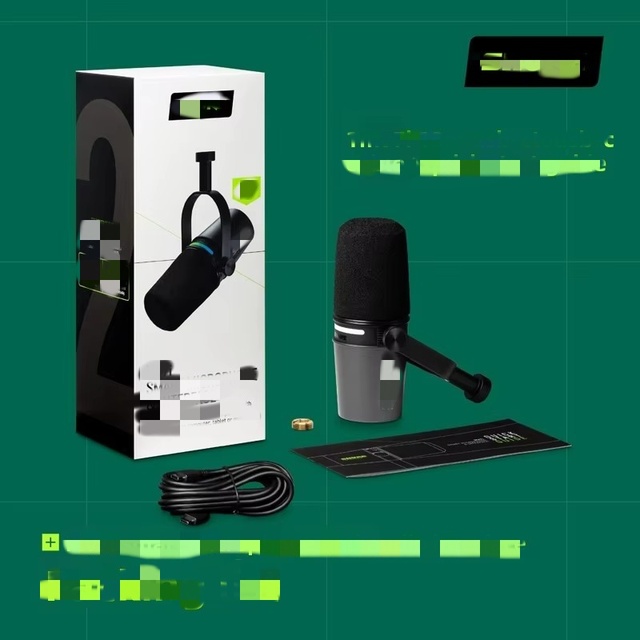 For MV7i Cardioid Wired Dynamic Microphone for Computer Mobile Phone Live Streaming Voice-Over Music Recording USB
