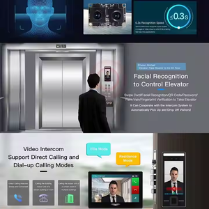 Personalizável Logo Video <span class=keywords><strong>Intercom</strong></span> Access Controller Time Attendance Biometric Face Reconhecimento Detecção De Movimento Pronto Software - Product Image 3