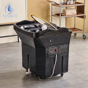 Moderner Friseursalon verwendet tragbare <span class=keywords><strong>Shampoo</strong></span> Waschbecken Waschbecken <span class=keywords><strong>Shampoo</strong></span> Schüssel mit Wassertank - Product Image 6