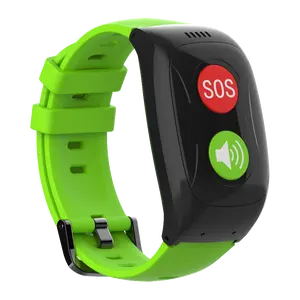 Elder-reloj inteligente SOS con Monitor de ritmo cardíaco, pulsera de rastreador Personal con GPS, alerta médica