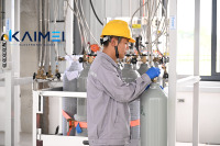99.999% 5N High Purity Argon Gas Cylinder Ar for Semiconductor Manufacturing Industrial 47L Seamless Steel Tank by KAIMEI Brand
