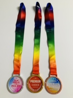 Médailles d'honneur sportives en métal personnalisées, prix or, argent, bronze pour la journée sportive scolaire, le marathon, le tournoi de football