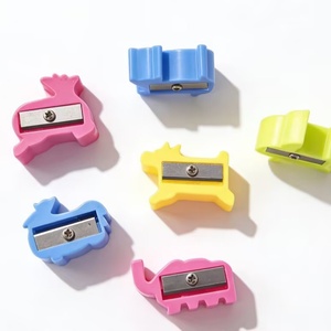 Taille-crayons miniatures mignons en forme d'animaux de la série Animaux, toutes formes, à un trou, pour enfants, en gros, à prix de gros - Product Image 5