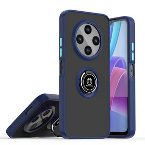 Funda Protectora para Teléfono <span class=keywords><strong>Tecno</strong></span> <span class=keywords><strong>Pova</strong></span> 7/Spark 40C/40 Pro/30C/Pop 10, Híbrida de PC y TPU Suave, Resistente a Golpes, con Anillo Magnético - Product Image 4