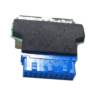Vente en gros d'accessoires et de pièces informatiques en ligne Adaptateur femelle à 2 ports femelle USB 3.0 20 broches - Product Image 2