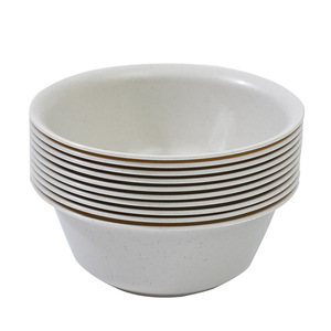 Ensemble de bols et assiettes en coque de riz jetables pour pique-nique en plein air, camping, barbecue, usage domestique, 500g, origine Zhejiang - Product Image 5