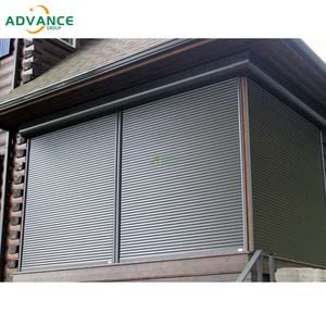 Portes à volets roulants en aluminium léger et élégant Conception peu encombrante Mécanisme de glissement en douceur pour <span class=keywords><strong>volet</strong></span> <span class=keywords><strong>roulant</strong></span> d'usine de garage - Product Image 4