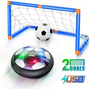 Juego de Juguetes en Oferta con 2 Porterías, Balón de Fútbol Flotante con Luces LED para Niños, para Jugar en Interiores - Product Image 3