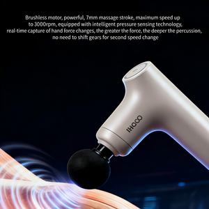 <span class=keywords><strong>Pistolet</strong></span> de <span class=keywords><strong>massage</strong></span> en alliage d'aluminium à moteur sans balais, à couple élevé, pour la physiothérapie, les cliniques sportives et après l'effort - Product Image 4