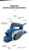 Raboteuse Électrique Sans Fil Portable 20V 550W 900W pour le Travail du Bois – Outil de Menuiserie