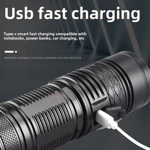 Профессиональный Тактический лазерный фонарик с дальним лучом и 18650 батареей, корпус лампы из алюминиевого сплава - Product Image 3