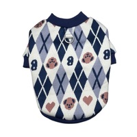Vêtements pour petits chiens - Nouveau style automne-hiver, ensemble de vêtements en polaire chaud et confortable à col rond pour Teddy Bear